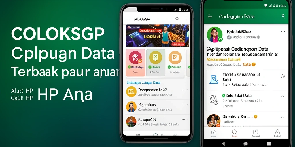 Tampilan antarmuka COLOKSGP yang sederhana dan fungsional.