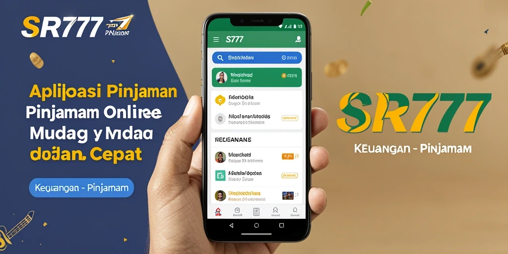Antarmuka SR777 yang sederhana dan fungsional untuk pengajuan pinjaman.